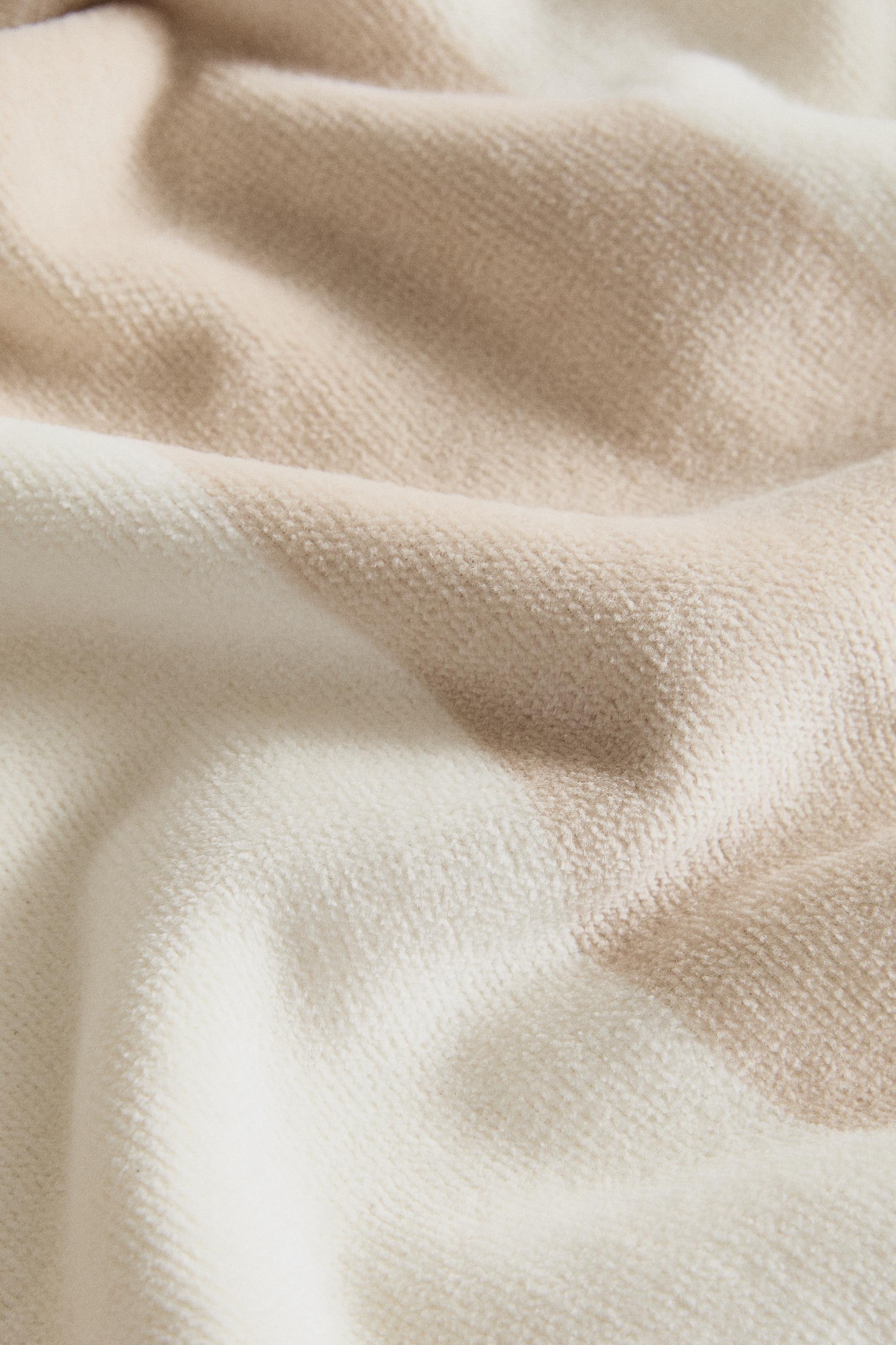 WIDE STRIPE VELOUR BEACH TOWEL